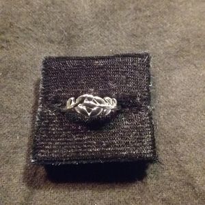 Silver Leaf Toe Ring